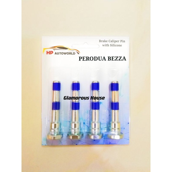 Perodua Bezza Front Disc Brake Pin / Caliper Pin With Silicon Bush ...