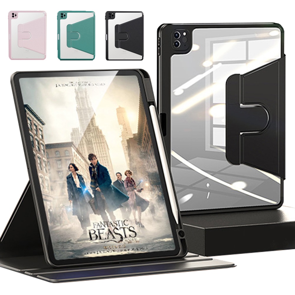 Hybrid Smart Case for iPad Pro 11 inch 2021 Builtin Pencil Holder iPad Pro 11'' 2nd Gen 2020