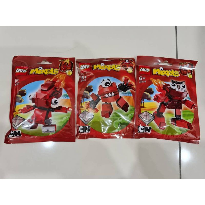 LEGO 41500 41501 41502 MIXELS Flain Vulk Zorch NEW Shopee