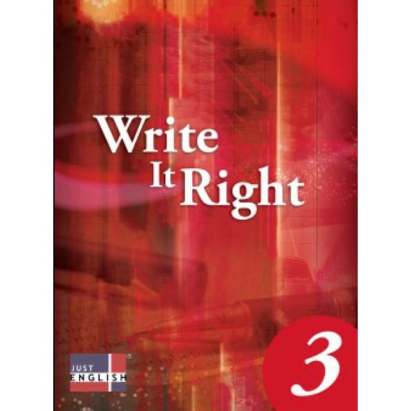 Write It Right 3 (JustENGLISH) | Shopee Malaysia
