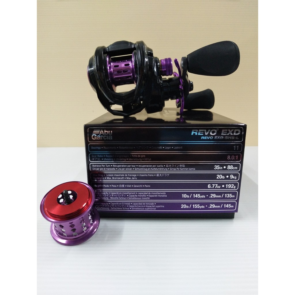ABU GARCIA REVO EXD SHS-L LEFT HANDLE REEL | Shopee Malaysia