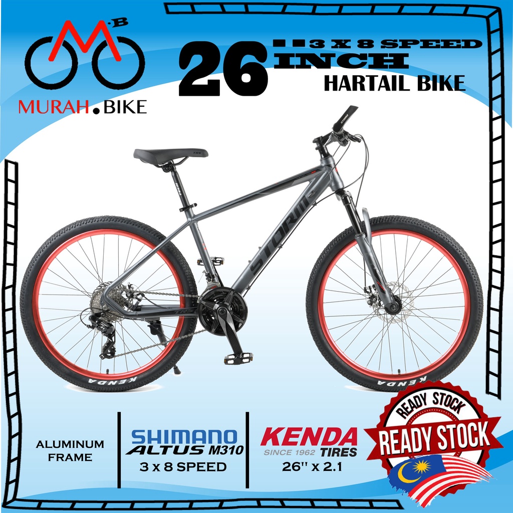 🚲 TRS STORM 26'' INCH HARDTAIL BIKE 🚲 / SHIMANO MTB 26'' INCI BIKE ...