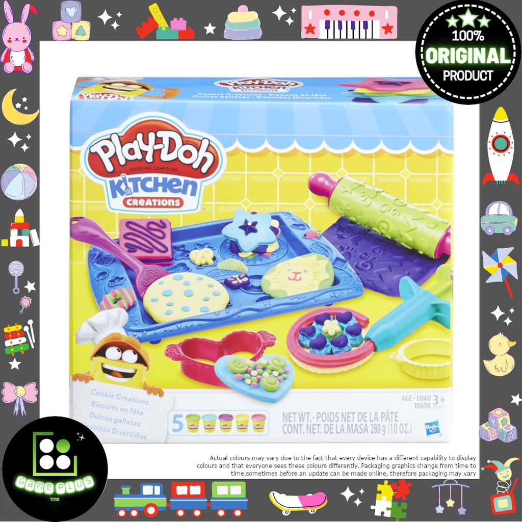Play Doh Kitchen Creations Cookie Creations Playset Shopee Malaysia