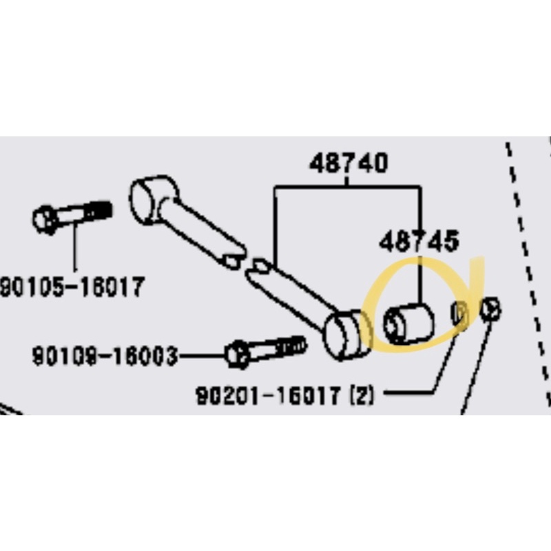 TOYOTA LAND CRUISER 4 DOOR RJ77 LJ79 LJ78 REAR AXLE LATERAL ARM BUSH ...