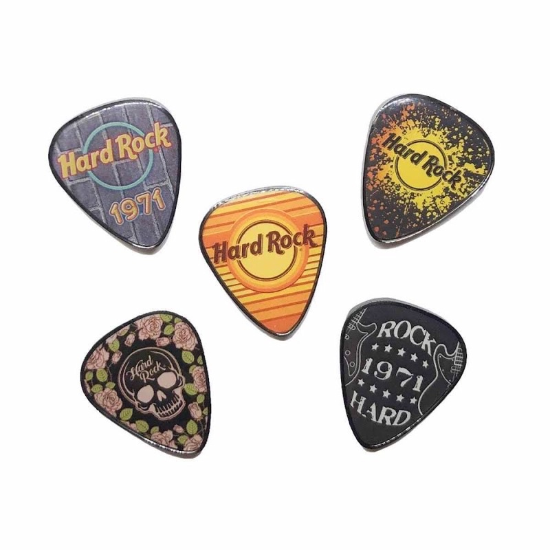 [Original] HRC Hard Rock Cafe | Guitar Pick Magnet Set | Fridge Magnet ...