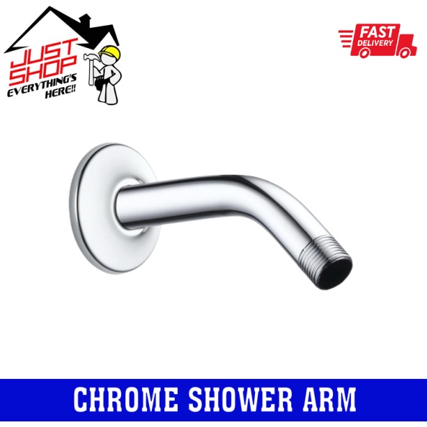 Chrome / Plastic Shower Head Arm / 8 Inch / 5 Inch Shopee Malaysia