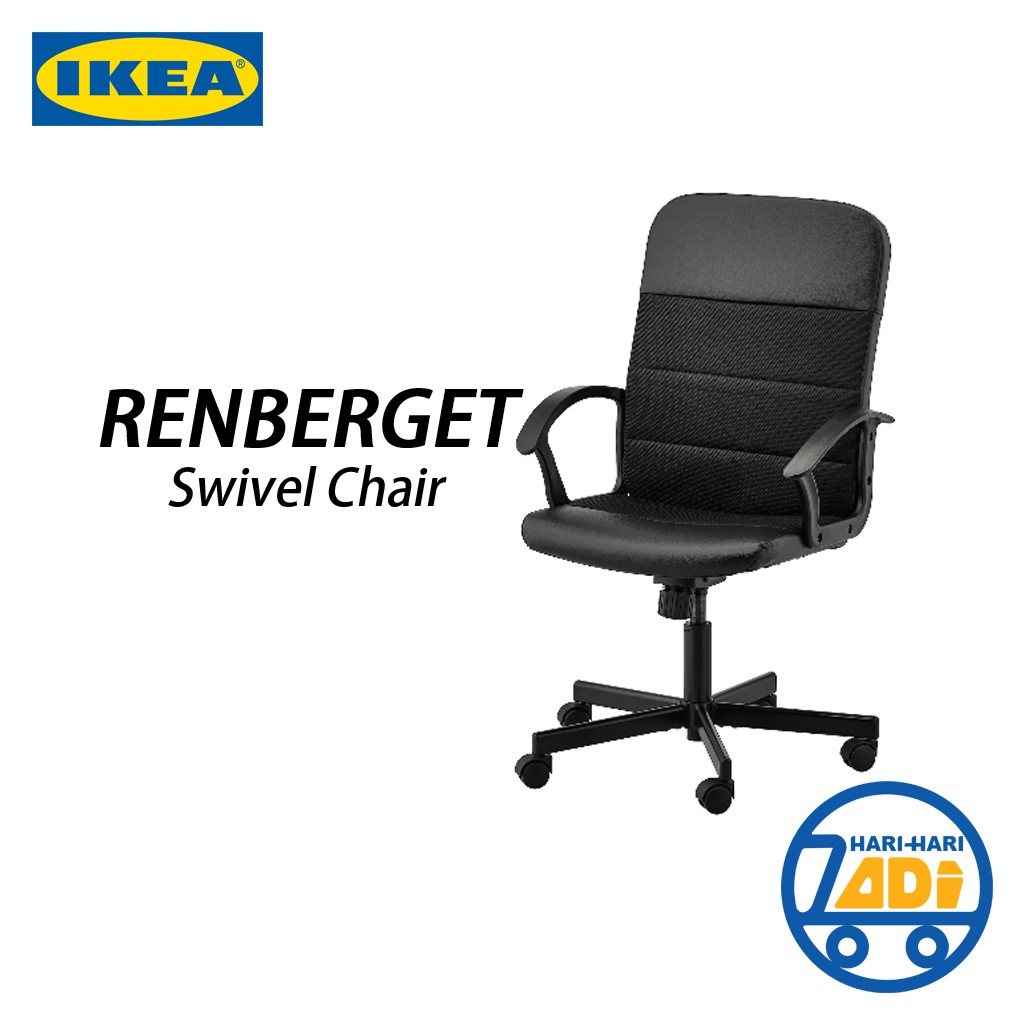 RENBERGET swivel chair, Bomstad black - IKEA