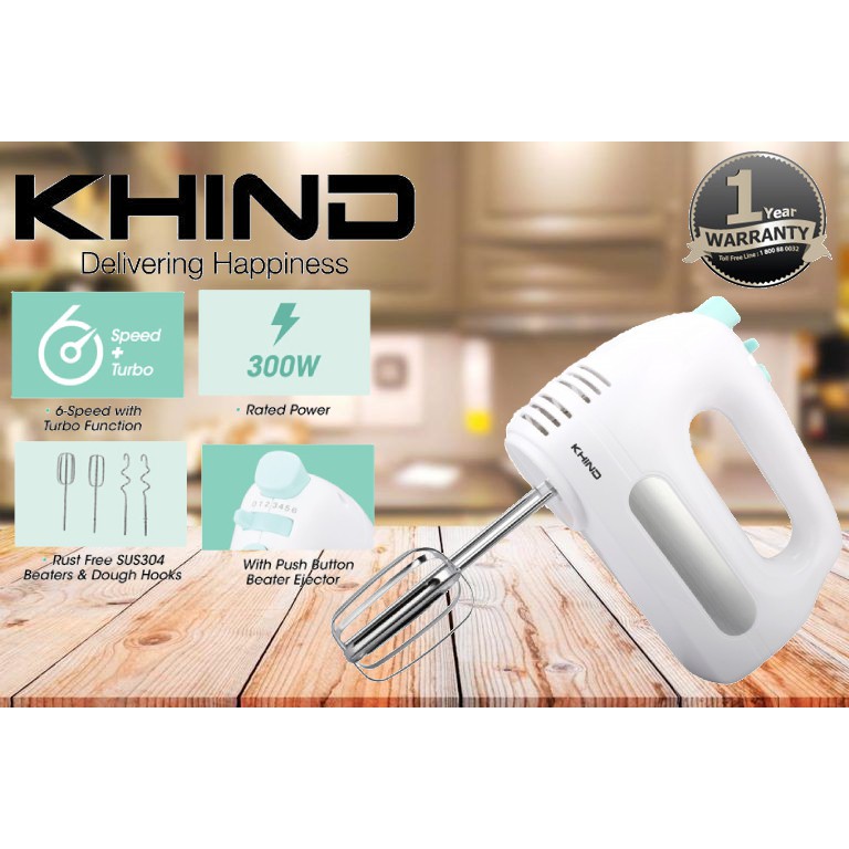 KHIND 300W HAND MIXER HM300 Shopee Malaysia