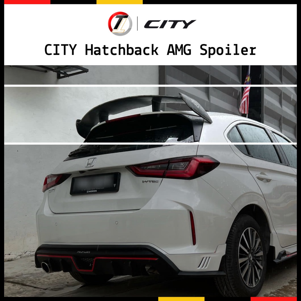 Honda CITY Hatchback AMG Spoiler City Bodykit City Spoiler Shopee Malaysia