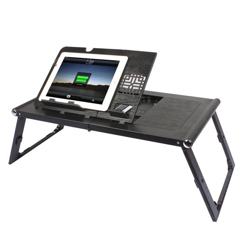 Smart Folding Table Tablet Stand Laptop Desk Bed Table Lap Desk Cooling