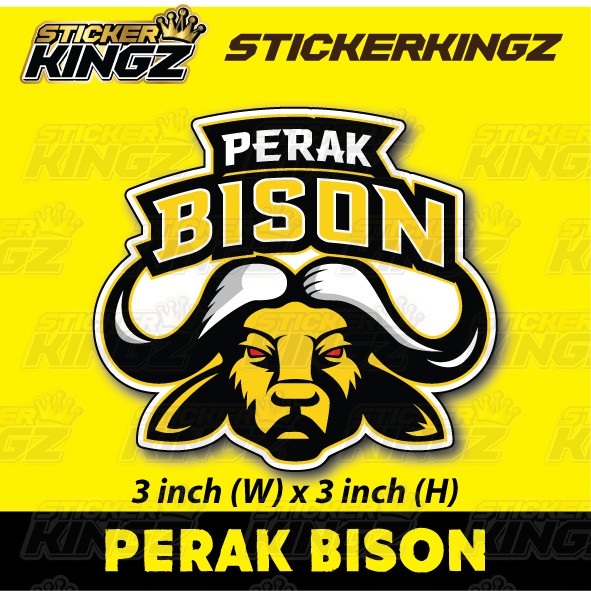 Sticker Sepak Takraw League STL Perak Bison | Shopee Malaysia