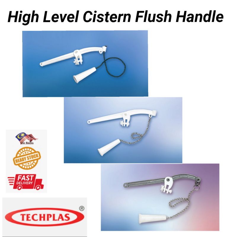 **Ready Stock** Techplas High Quality Toilet High Level Cistern Side