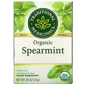 Traditional Medicinals, Organic, Spearmint, Peppermint,Chamomile ...