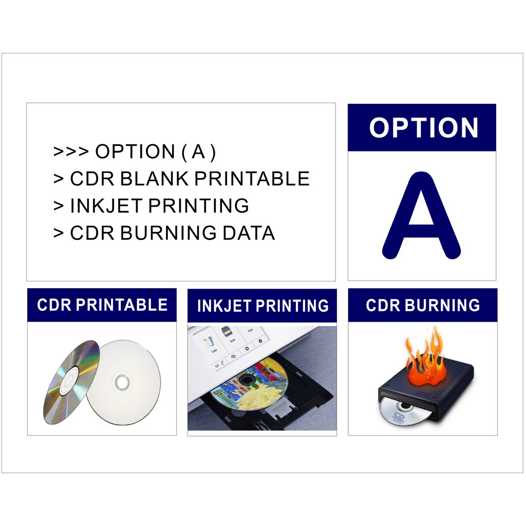 CDR Printable Disk with Printing + Burn Data / 10 pcs x RM per piece | Shopee Malaysia