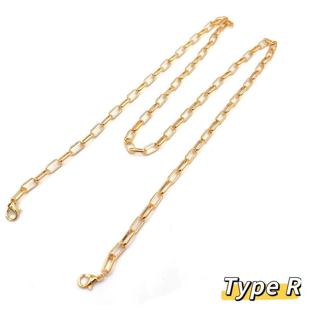 Dzrige 2 Pcs Metal Glasses Chain Eyeglass Necklace Chain