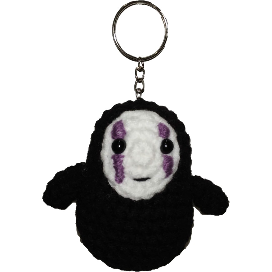 Handmade Crochet No Face Kaonashi Spirited Away Studio Ghibli Cute ...