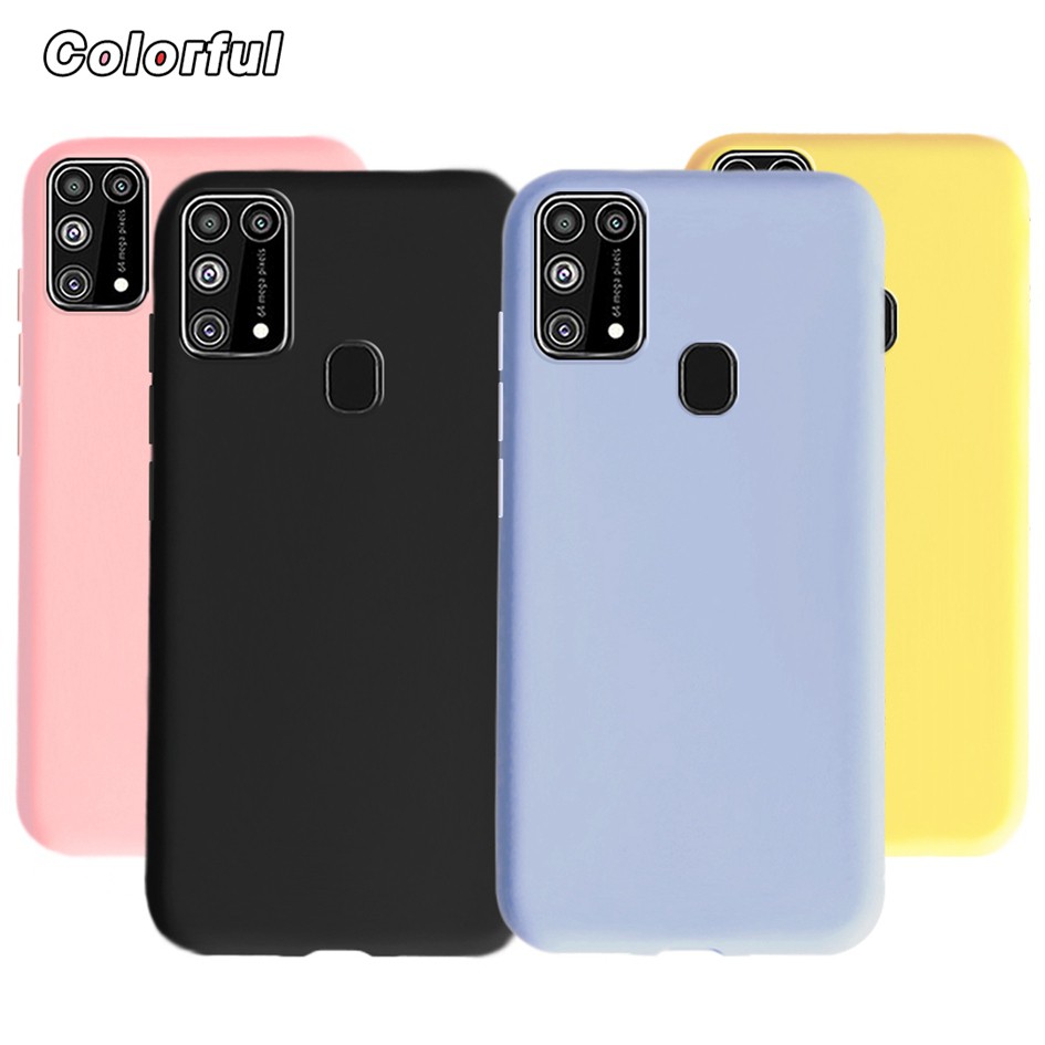 Soft Case Samsung Galaxy M31 Prime M31s F41 Cover Cute Liquid Silicone Phone Case Samsung M31 M 31 SM M315F SM M317F Casing