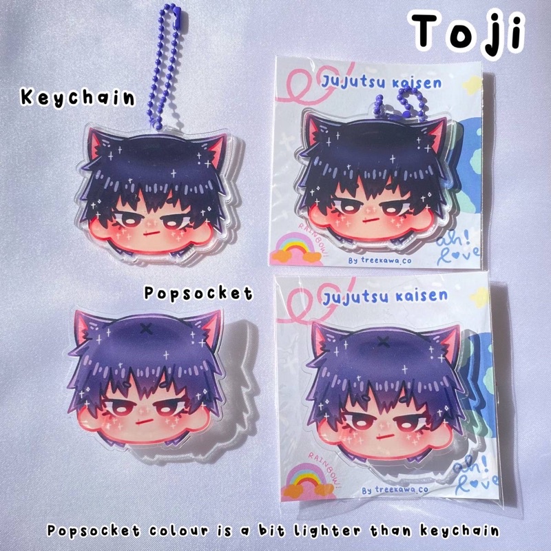 Jujutsu Kaisen Anime keychain and phone grip by treekawa Shopee