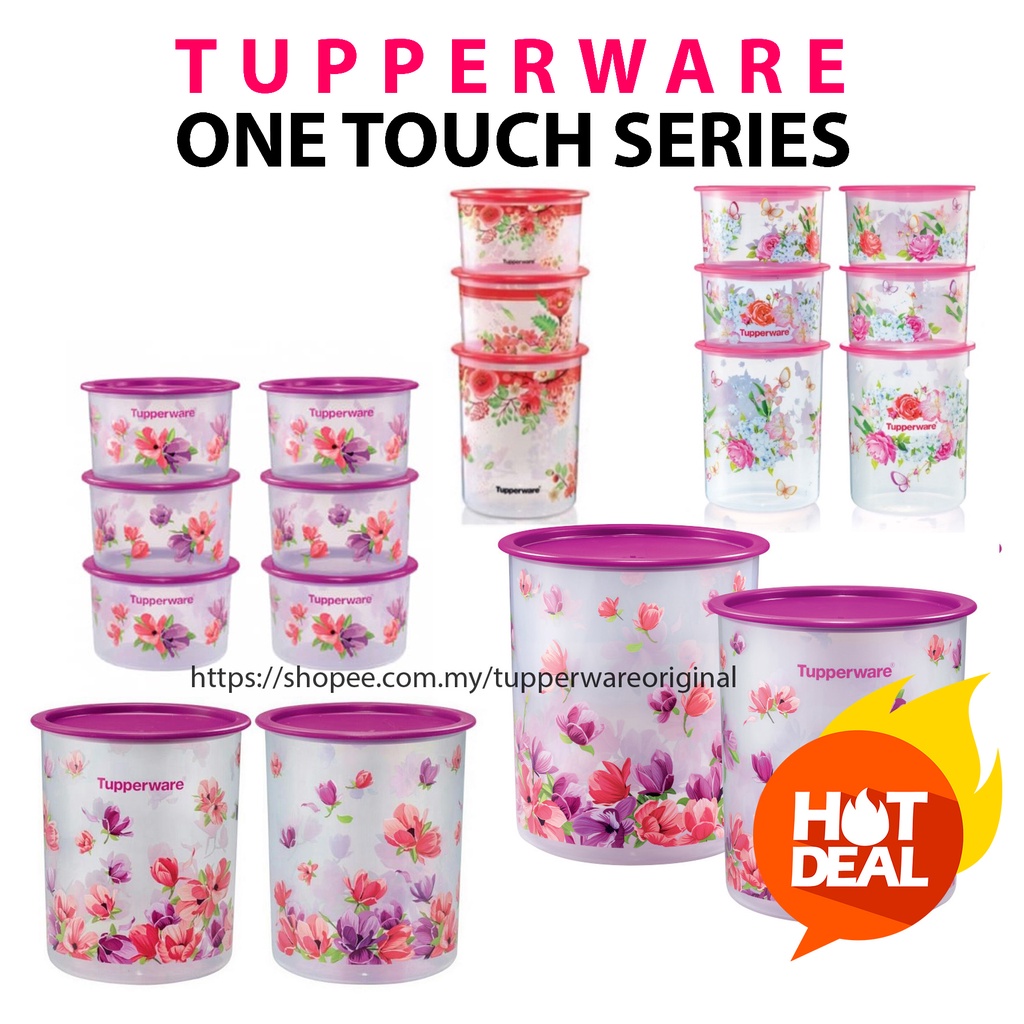 🔴PROMO🔴 Air Tight Food Container One Touch Tupperware ( MANY CHOICES ...