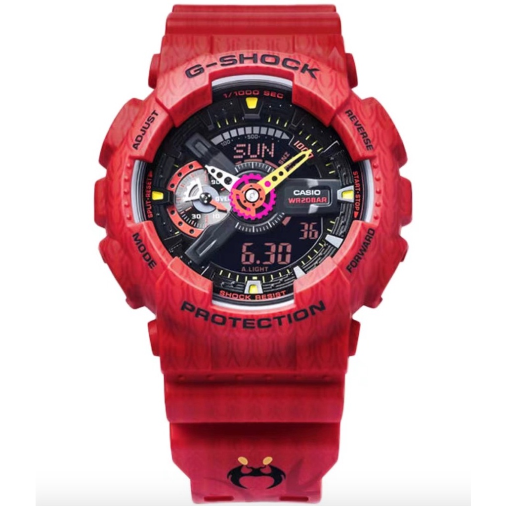 G Shock GA110 Red Limited Edition Autolight Jam g shock merah men