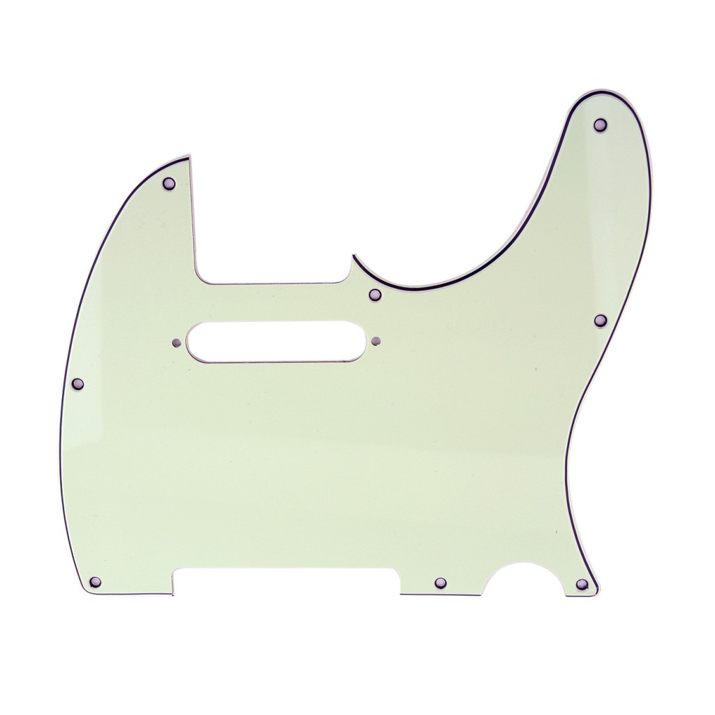 Musiclily 8 Hole Tele Guitar Pickguard for Fender Telecaster, 3Ply ...