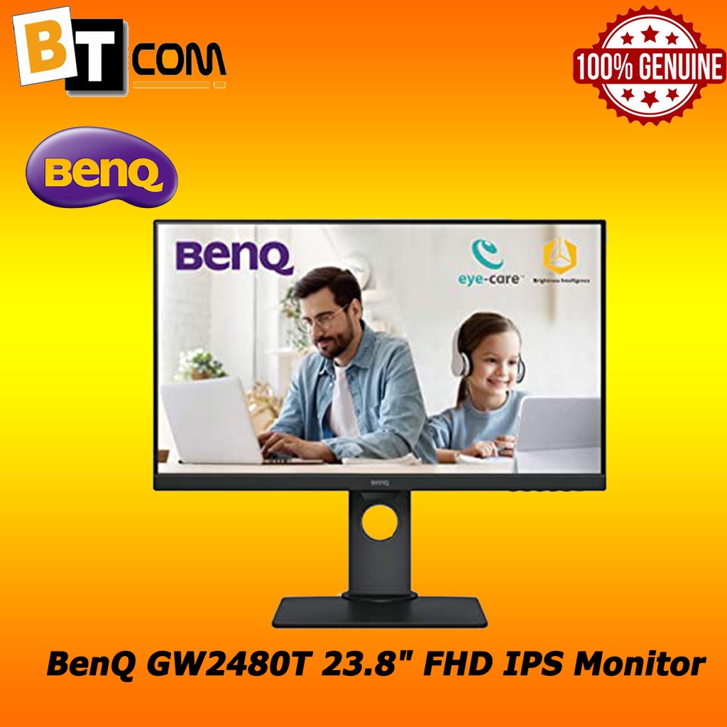 BenQ GW2480T 23.8" Full HD IPS with Backlight Eye-Care Display Monitor ...