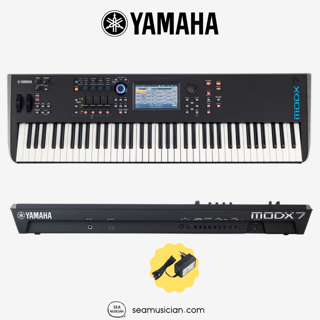 YAMAHA MODX7 76-KEY SYNTHESIZER SEMI-WEIGHTED KEYBOARD (VELOCITY ...
