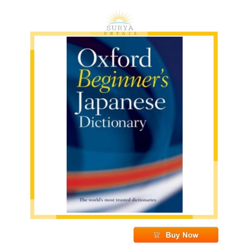 Original Oxford Beginner's Japanese Dictionary | Shopee Malaysia