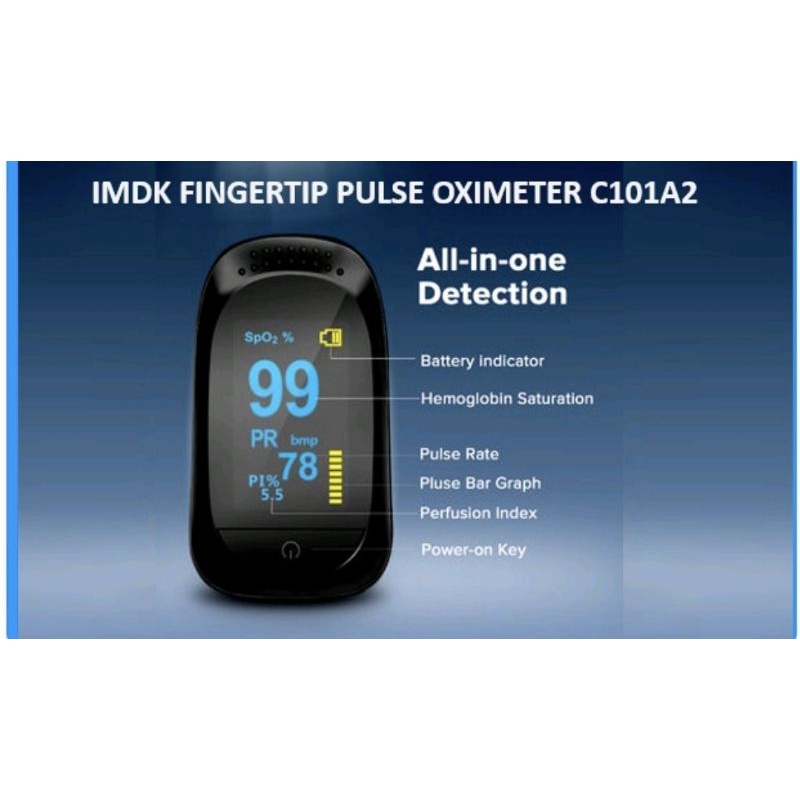 MDA Approved iMDK Pulse Fingertip Oximeter C101A2 Shopee Malaysia