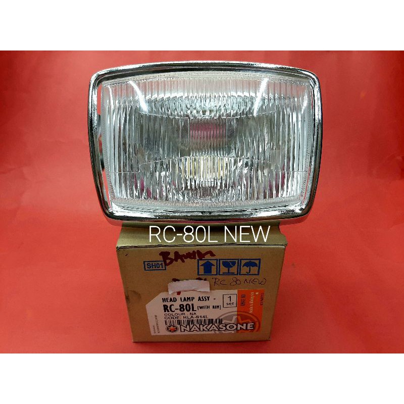 SUZUKI RC 80L HEAD LAMP ASSY WITH RIM ( NAKASONE ) | Shopee Malaysia