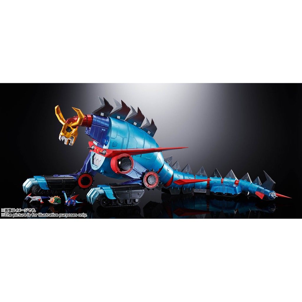 Bandai Soul Of Chogokin GX-100 Gaiking + Daiku Maryu – Set 2 In 1, 17 Cm, Legend Of Daiku-Maryu, Plastica ABS E PVC