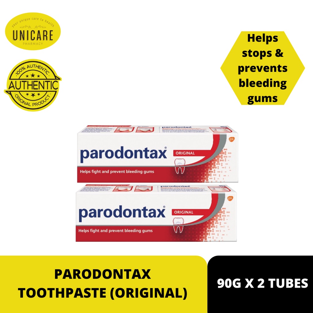 PARODONTAX TOOTHPASTE ORIGINAL 90G X 2 TUBES (TWIN PACK) Shopee Malaysia