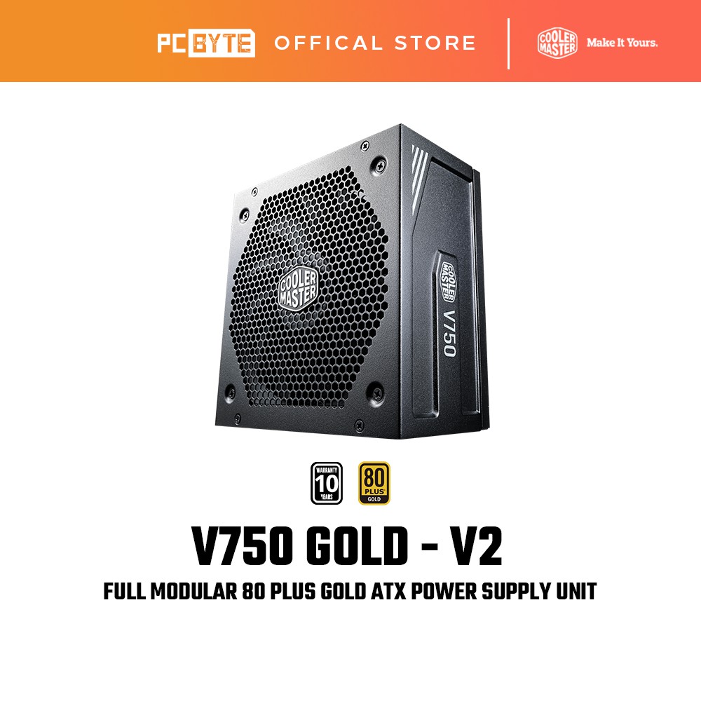 Cooler Master V750 80+ Gold V2 Full Modular Power Supply | Shopee