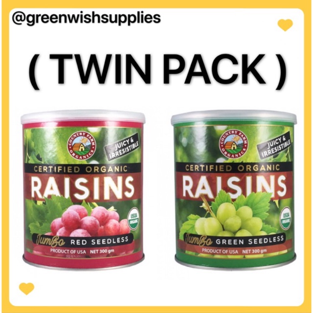 COUNTRY FARM ORGANICS - Certified Organic [Red & Green] Seedless ...