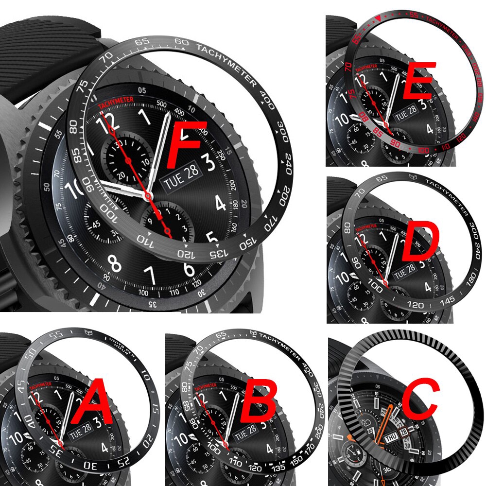 For Samsung Gear S3 Classic Frontier Bezel Ring Styling Frame Case Cover Protection Ring Bezel Shopee Malaysia