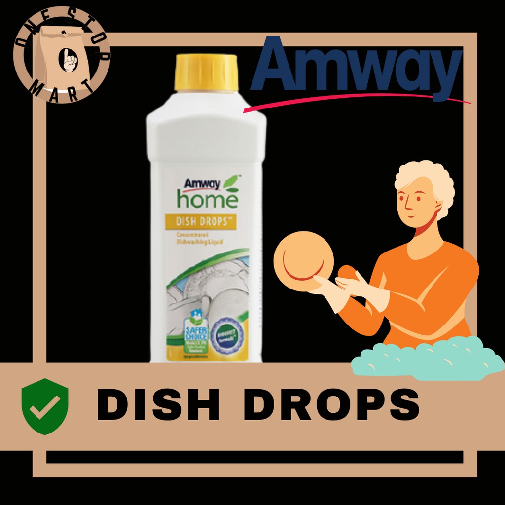 Dish Drops Concentrated Dishwashing Liquid - 1L | Shopee Malaysia