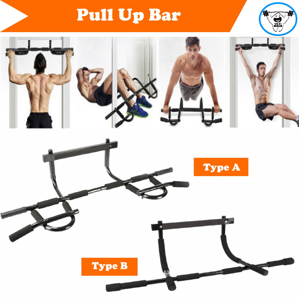 Pull-up Bar Set: Door Pull-up Bar, Pull-up Straps, Ab Straps