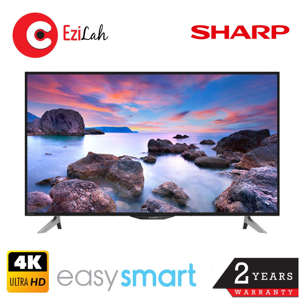 Sharp 4K UHD Easy Smart TV (60") LC60UA6500X | Shopee Malaysia