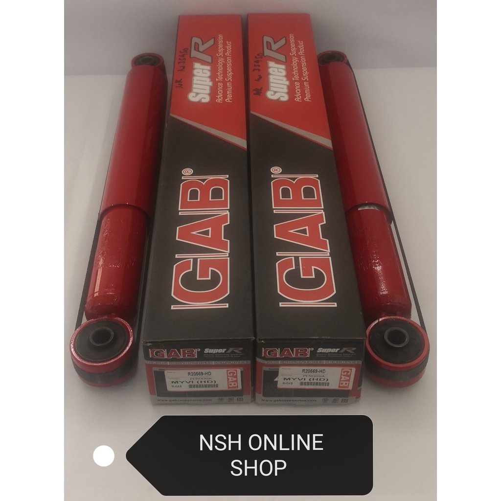 GAB Super R Premier Shock Absorber (Heavy Duty) Rear for Perodua Myvi ...