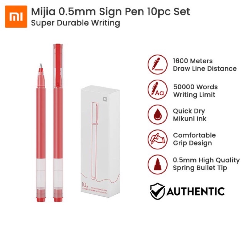 Xiaomi Jumbo Ink Pen Suitable for Premium Signature Sketch Draw Smooth