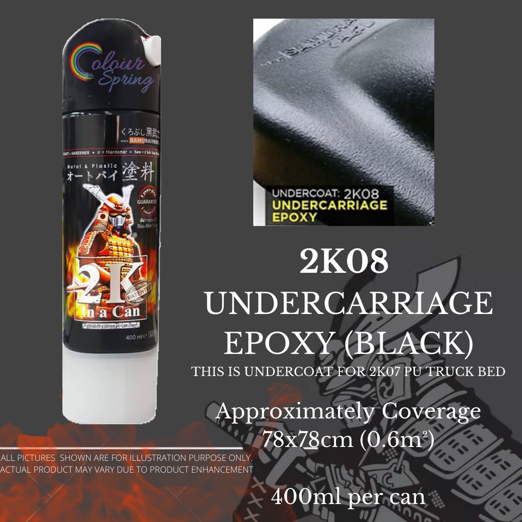 Samurai 2K Spray Series / Clear 2K / 2K01 / Untuk Motor DIY Aerosol ...