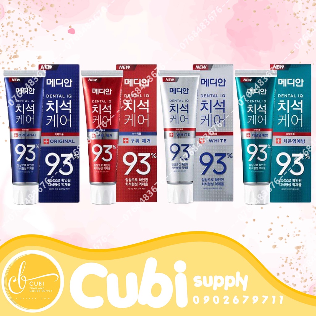 Media Korean Toothpaste Median Dental IQ 93% 120G | Shopee Malaysia