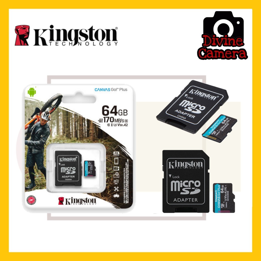 Scheda SD Kingston Canvas Go Plus 128GB - Classe U3 V30 Per Foto E Video 4K - Foto 7