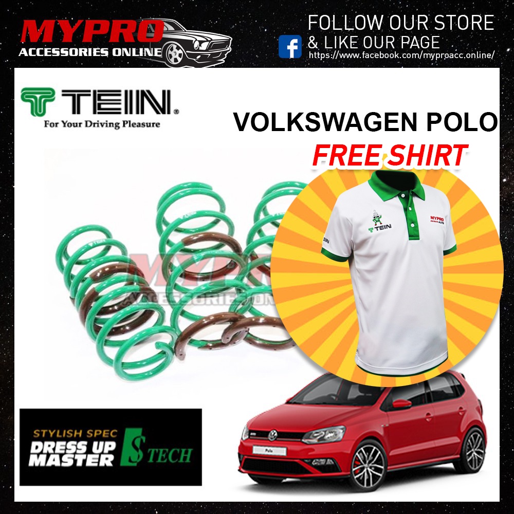 VOLKSWAGEN POLO 6R TEIN S.Tech Sport Lowered Spring (Made In Japan