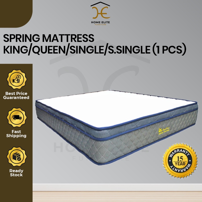 [FREE SHIPPING] Home Elite Tilam Spring Mattress Back Care Spine 10