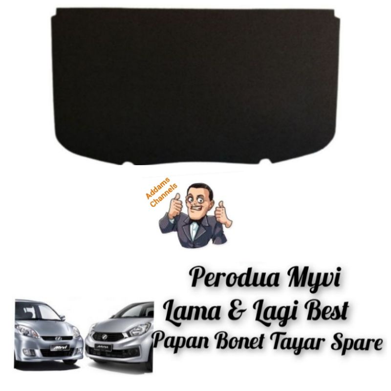 Perodua Myvi Lama Baru G Myvi Lagi Best Icon Papan Bawah Bonet Pelapik