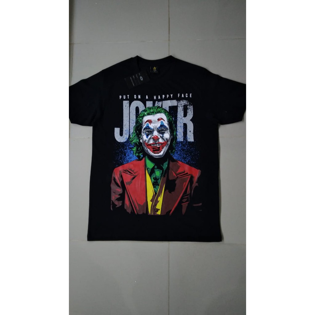 T-shirt The Joker 100% Coton Gildan - Taille XL Noir, Thème Batman