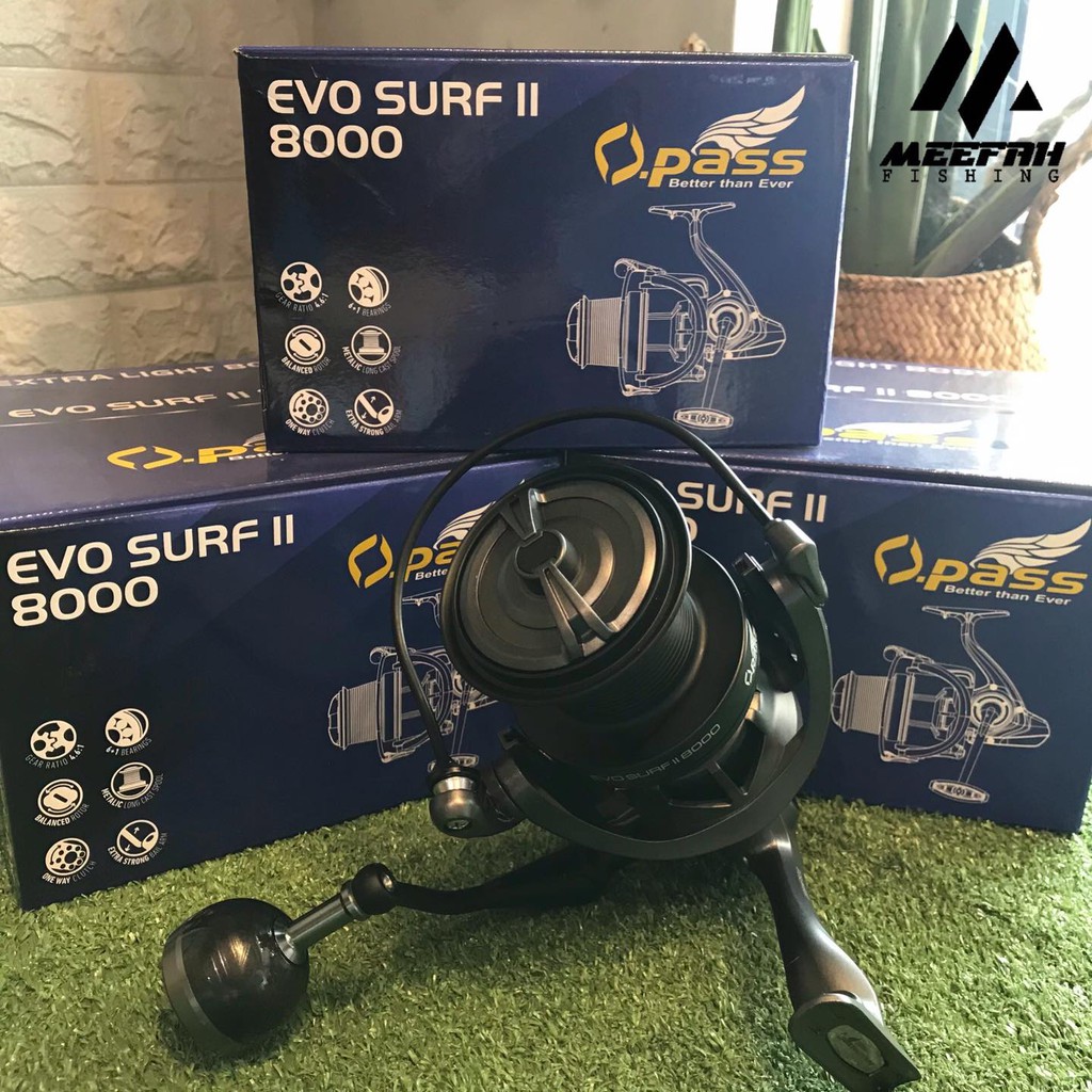 OPASS EVO SURF II 8000 SURF REEL Spinning Reel Mesin Pancing