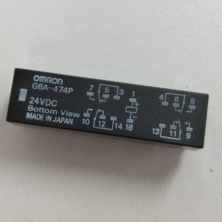 ICMarket2009 G6A-474P-24VDC Relay - DIP-14, 24V Coil, New-627000