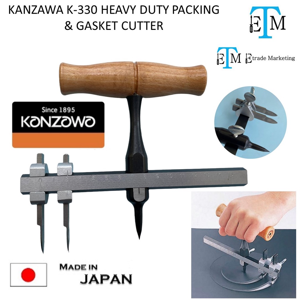 KANZAWA K330 HEAVY DUTY PACKING & GASKET CUTTER (MADE IN JAPAN) Shopee Malaysia